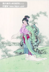 云端仙姿 探秘中國古代繪畫中的女神形象與高清圖下載之道